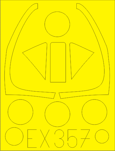 Окрасочная маска Британский истребитель Supermarine Spiteful F.MK.14