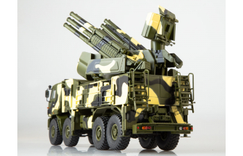Камский грузовик 6560 ЗРПК 96К6 (Панцирь-С1) камуфляж Пустыня