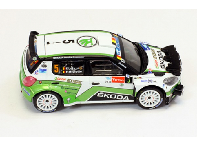 SKODA FABIA S2000 #5 Loix-Miclotte Winner Ypres Rally 2013