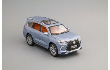 LEXUS LX570 (2021), голубой металлик