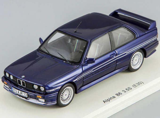 BMW Alpina B6 3.5S (E30), dunkel blau-metallic