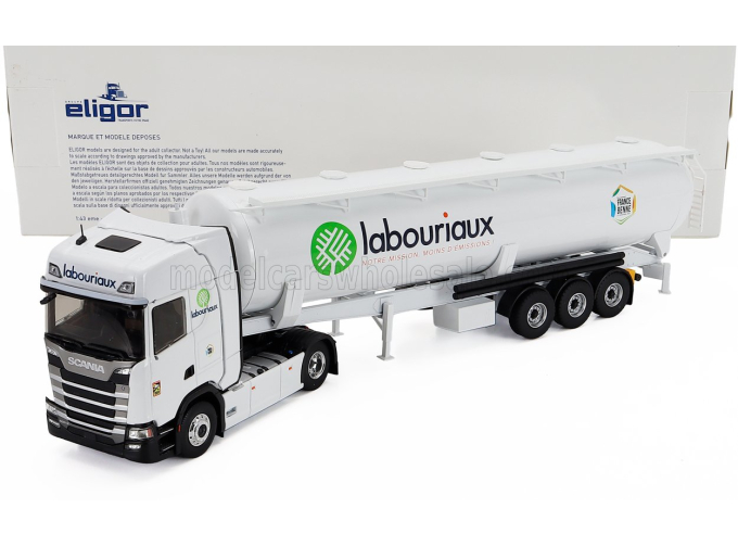 SCANIA S500 Tanker Truck Labouriaux Transports (2021), White