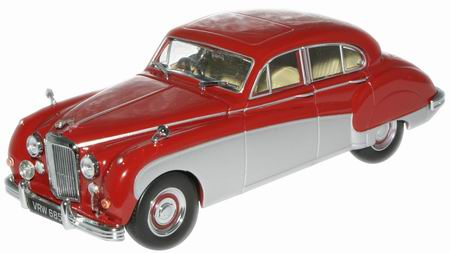 JAGUAR MKVIII Claret/Mistgrey 1957, JAG8002, красный