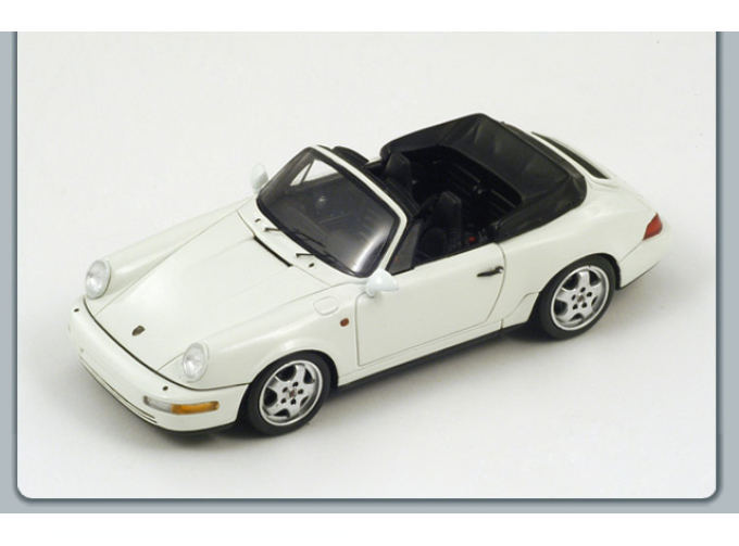 PORSCHE 964 Carrera 2 Cabriolet 1991, White