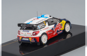 CITROEN DS3 WRC 2 Rally Monte-Carlo (Mikko Hirvonen - Jere Lehtinen) 2012, black