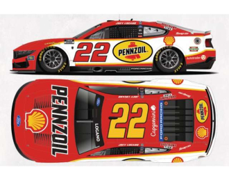 FORD Mustang #22 Joey Logano *Shell-Pennzoil Special*, red/white/orange 2026