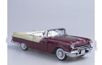 PONTIAC Star Chief Open Convertible (1955), white mist/persian maroon)