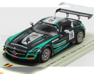 MERCEDES-BENZ Sls Amg GT3 Team Black Falcon N19 24h Spa (2014) A.al Faisal - H.Haupt - A.Simonsen, Black Green