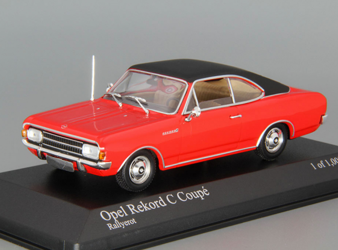 OPEL Record C Coupe (1966), red