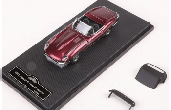 JAGUAR E-type Roadster (1961), bordeaux