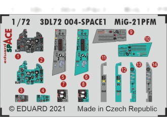 3D Декаль для МиGG-21ПФМ SPACE