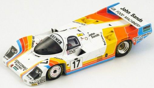 PORSCHE 956 17 LM 1984 T. Needell - D. Sutherland - R. French, white