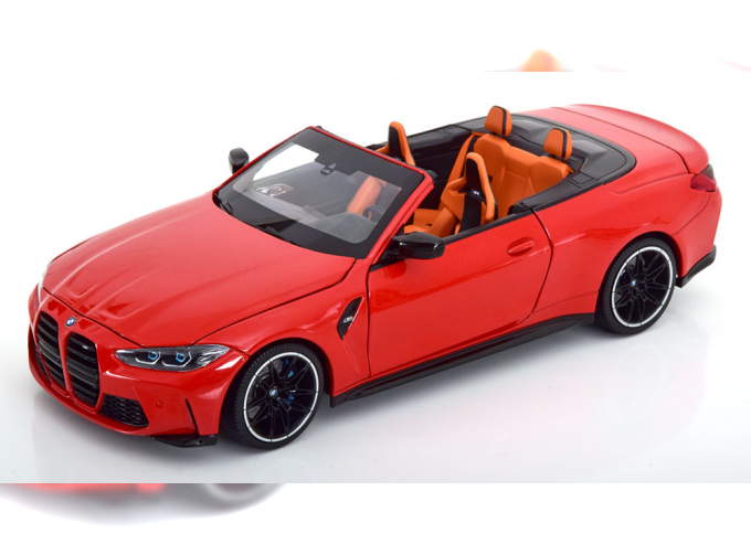 BMW M4 G83 Convertible (2021), red metallic