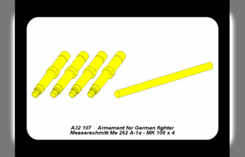 Armament for german fighter Me 262 A-1a