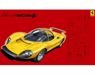 Сборная модель 1967 Ferrari Dino 206 GT