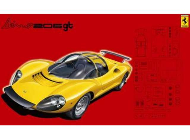 Сборная модель 1967 Ferrari Dino 206 GT