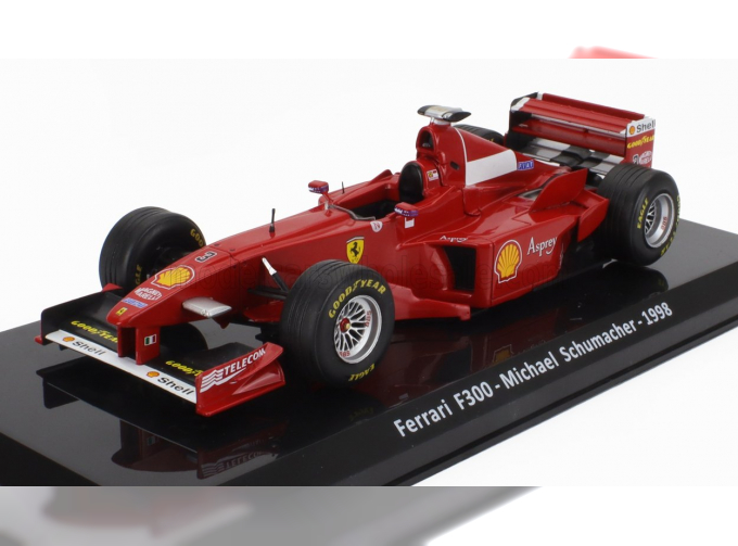 FERRARI F1 F300 №3 Formula 1 Michael Schumacher - Con Vetrina - With Showcase, Red White