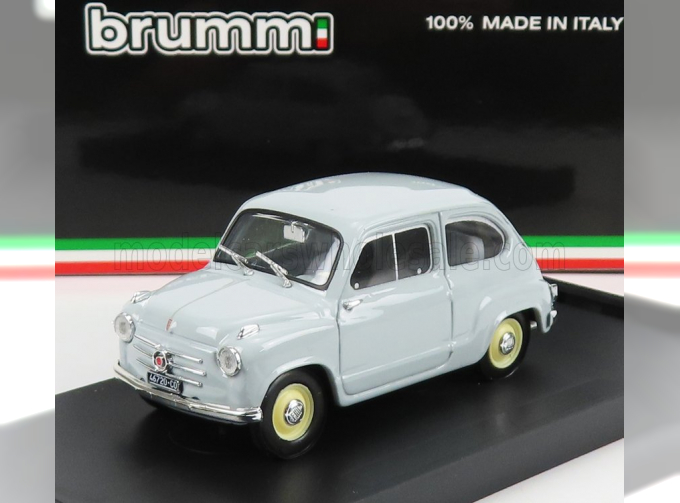 FIAT 600 BERLINA I SERIES (1955), GRIGIO PERLA - LIGHT GREY