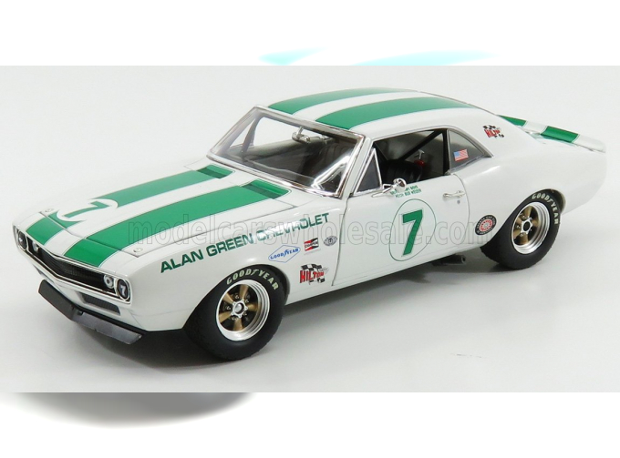 CHEVROLET Camaro Z/28 Coupe №7 (1967) M.dudley, White Green