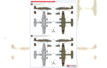 Сборная модель RAF B-25C/D "European Theatre"