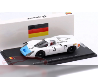 PORSCHE 907 №3 2nd 1000km Nürburgring 1968 Herrmann, Stommelen (1968)