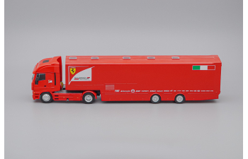 IVECO Stralis (2014) Ferrari F1 Team Transporter Truck, red