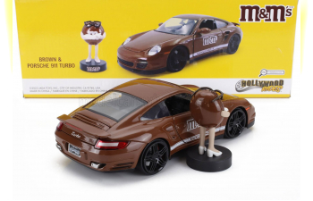 PORSCHE 911 997 Turbo With M&m's Figure (2007), Brown