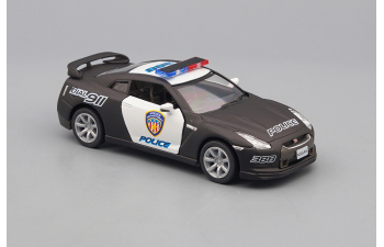 NISSAN GT-R R35 Police (2009), black / white