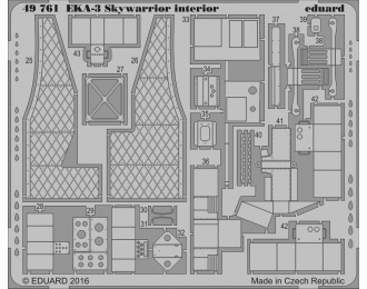 Фототравление для EKA-3 Skywarrior interior