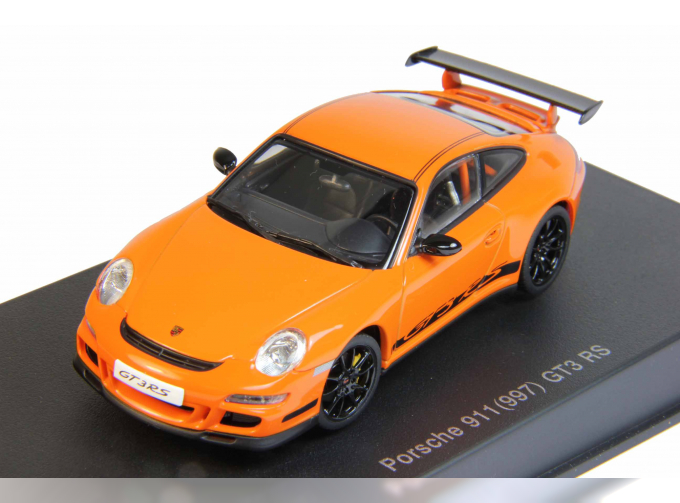 PORSCHE 997 GT3 RS, orange with black stripes