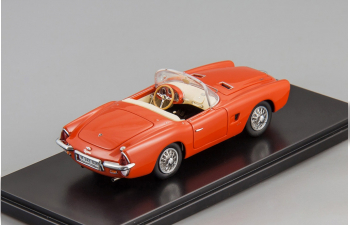 PEGASO Z-102 Spider Serra Barcelona open roof (1956), red