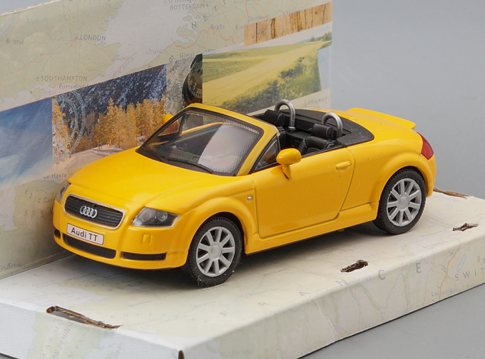 AUDI TT Cabriolret, yellow