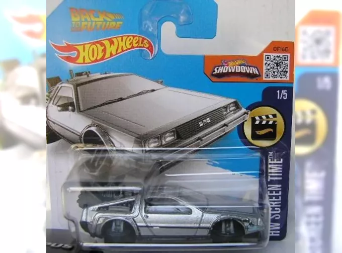 DeLOREAN Time Machine Hover Mode, anodized silver