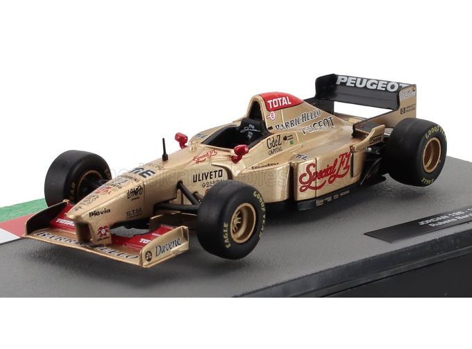 JORDAN F1 196 Puegeot №11 Season (1996) Rubens Barrichello, Gold