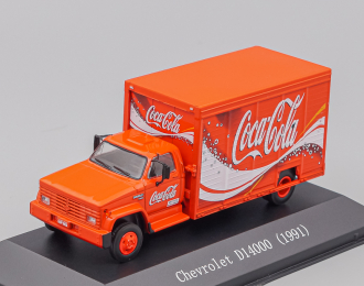 CHEVROLET D14000 Truck Cassonato Coca-cola 1991, red