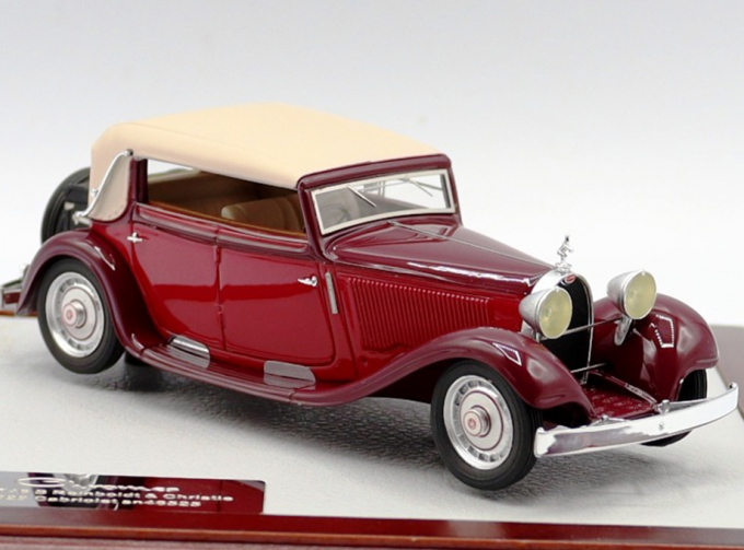 Bugatti T46S Reinboldt & Christie 1929 Cabriolet sn46525, 2 tones red