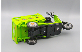 Трицикл электро, светло-зелёный, 24 см