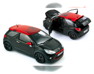 CITROËN DS3 Racing Loeb 2012 Matt Black/Red