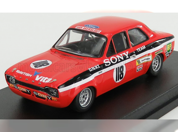 FORD Escort Mki №11 3rd Coupes Benelux Zandvoort (1971) Y.Fontaine, Red Black White