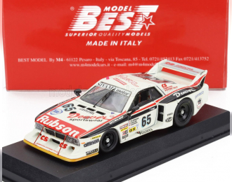 LANCIA Beta Montecarlo Turbo Team Sivama Di Galliate №65 24h Le Mans (1982) Gianni Giudici - Thierry Perrier - Bernard Salam, White Red