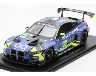 BMW 4-series M4 Gt3 Evo 3.0l Turbo Team Wrt №46 24h Le Mans Valentino Rossi - Kelvin Van Der Linde - Ahmad Al Harthy (2025), Blue Yellow