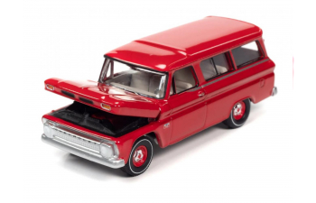 CHEVROLET Suburban (1965), red