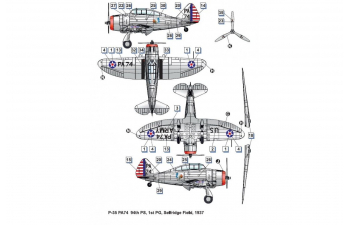 Сборная модель Seversky P-35