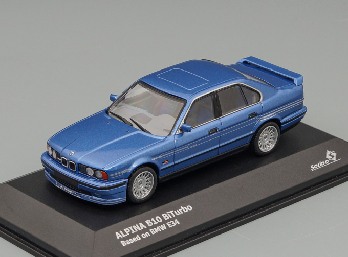 BMW Alpina B10 E34 BiTurbo Saloon (1989-1994), blue metallic