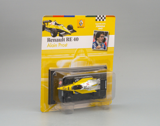 RENAULT RE 40 Alain Prost #15, yellow / black / white