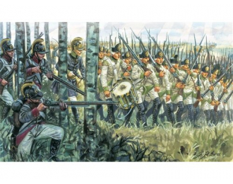 Сборная модель Солдаты NAPOLEONIC WARS - AUSTRIAN INFANTRY 1798-1805