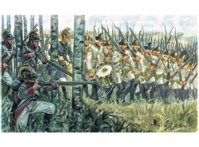 Сборная модель Солдаты NAPOLEONIC WARS - AUSTRIAN INFANTRY 1798-1805