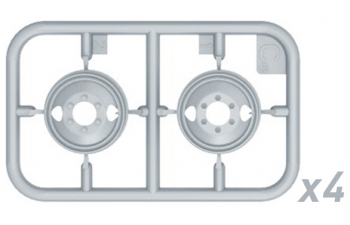 Сборная модель семейство колес для ЗИS-6