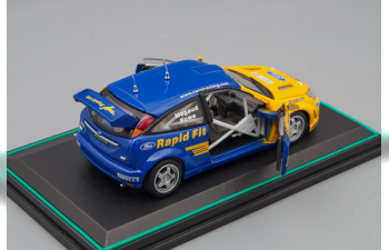 FORD Focus WRC 2000 Rapid Fit #7, yellow / blue