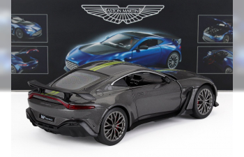 ASTON MARTIN V12 Vantage (2023), Grey Met Yellow